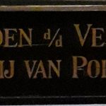 Het bordje.